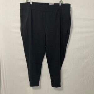 Tek Gear Women’s Plus 3X Black Jogger Pants Elastic Waist  NWT